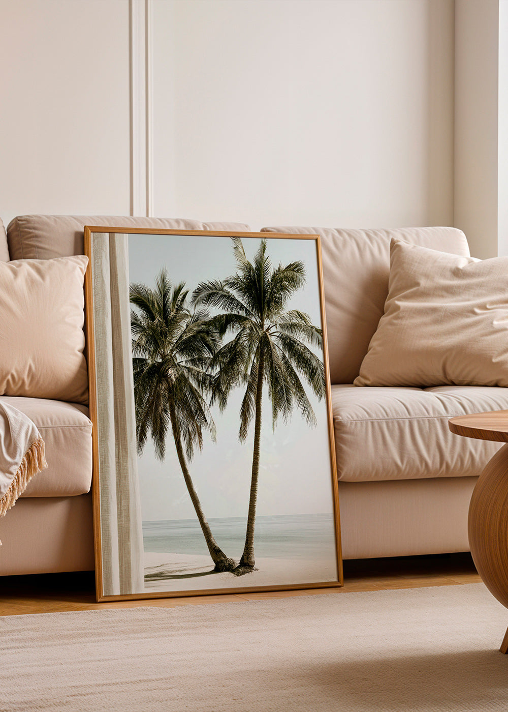 Botanisk poster två palmer