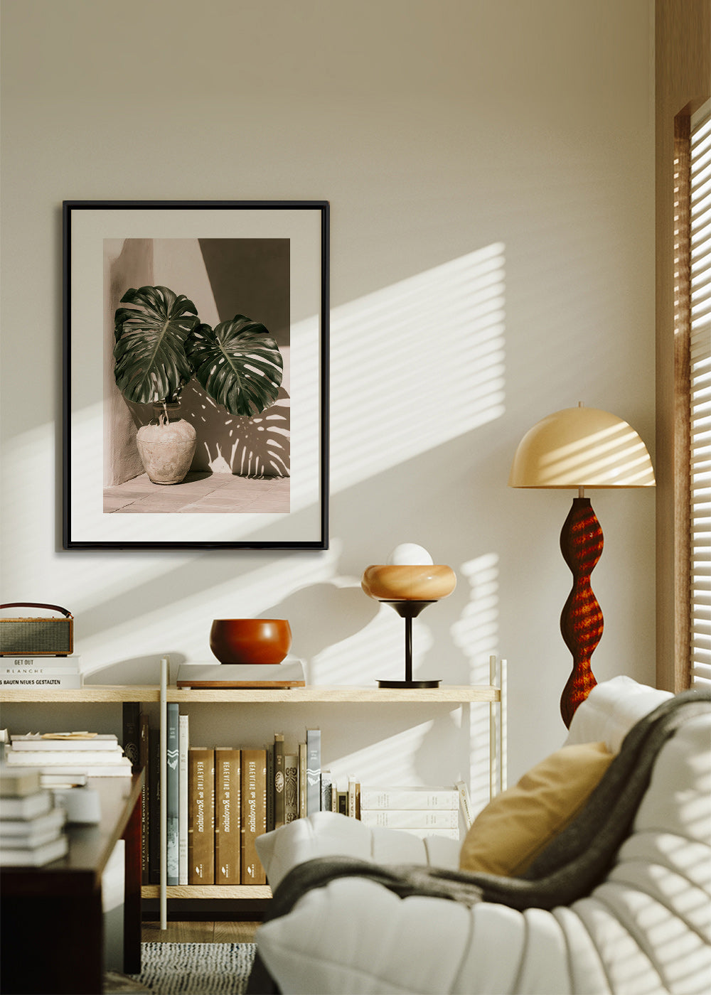 Botanisk poster Monstera i kruka