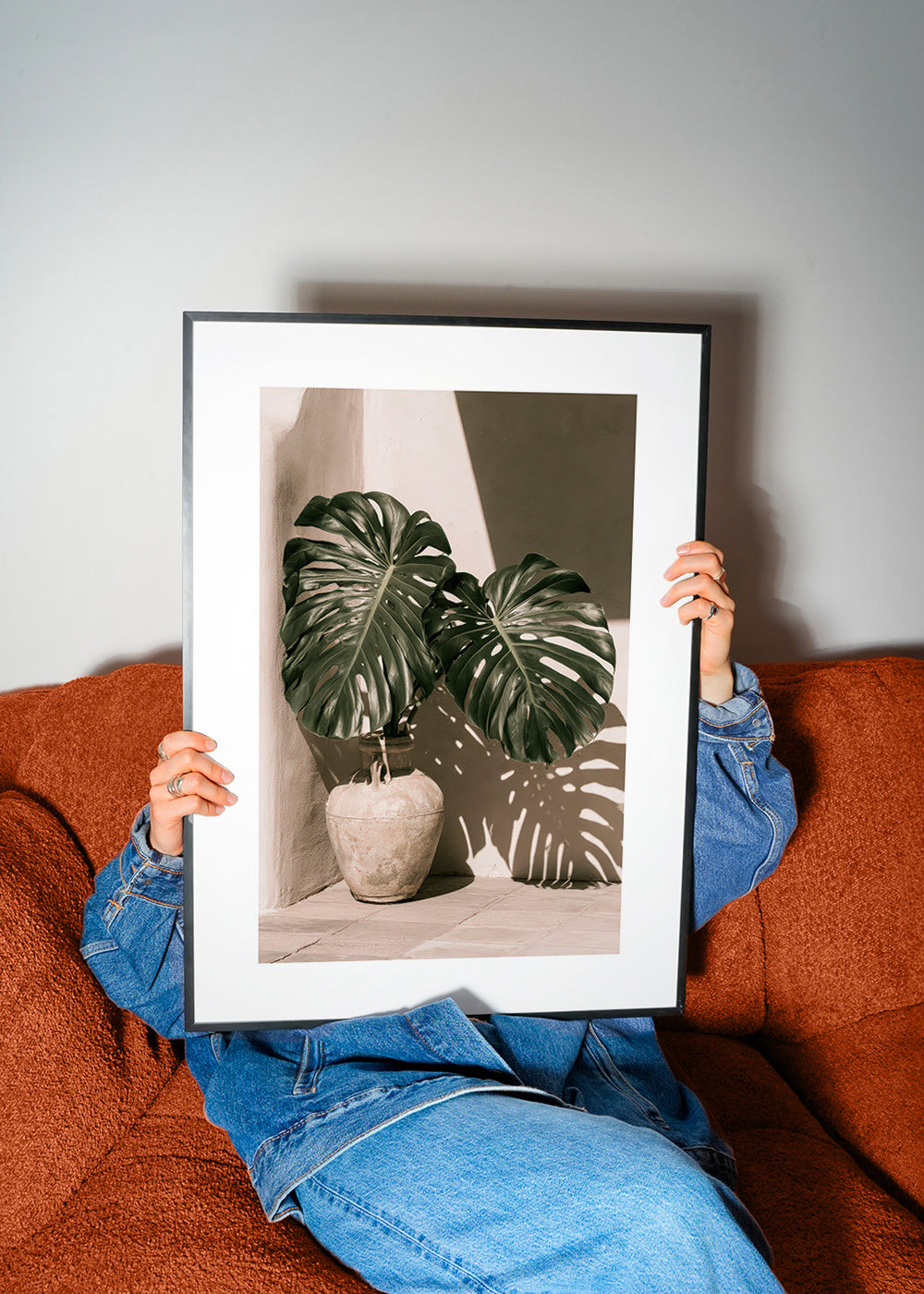 Botanisk poster Monstera i kruka