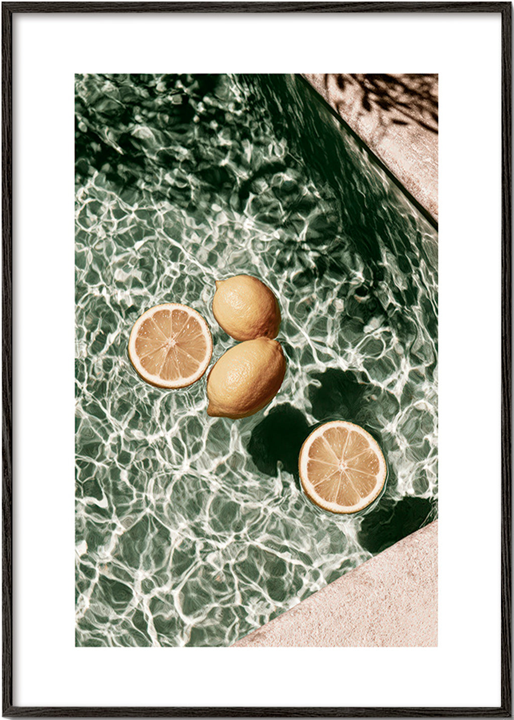 Kökskonst Citrusar i pool