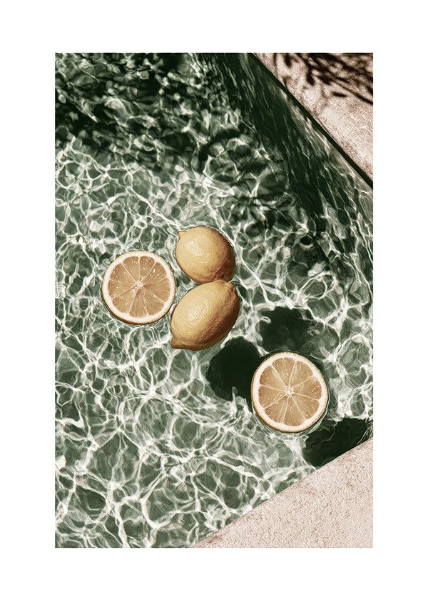 Kökskonst Citrusar i pool