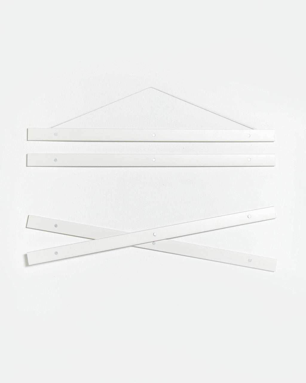 Colgador para póster de 70cm de madera y color blanco