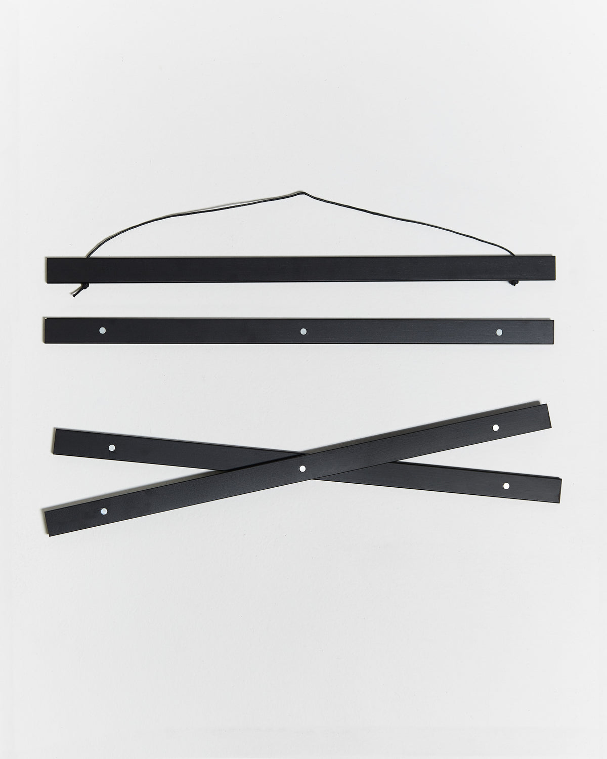 Colgador para póster de 50cm de madera y color negro