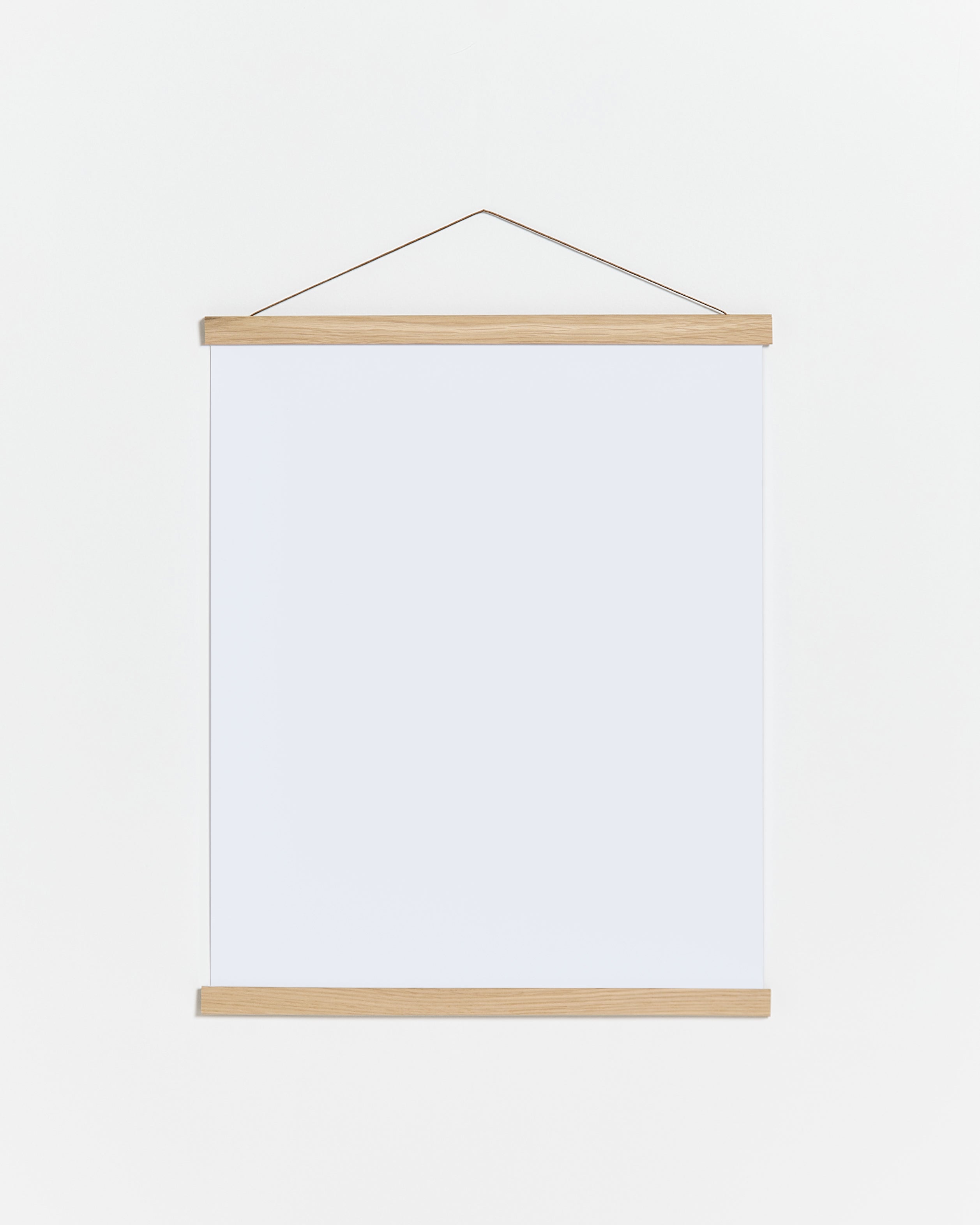 Colgador para póster de 60cm de madera y color roble